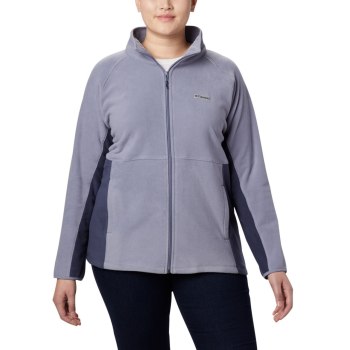 Columbia Jas Dames, Basin Trail Fleece Full Zip Plus Size Donkerblauw, 98RUNCTBH